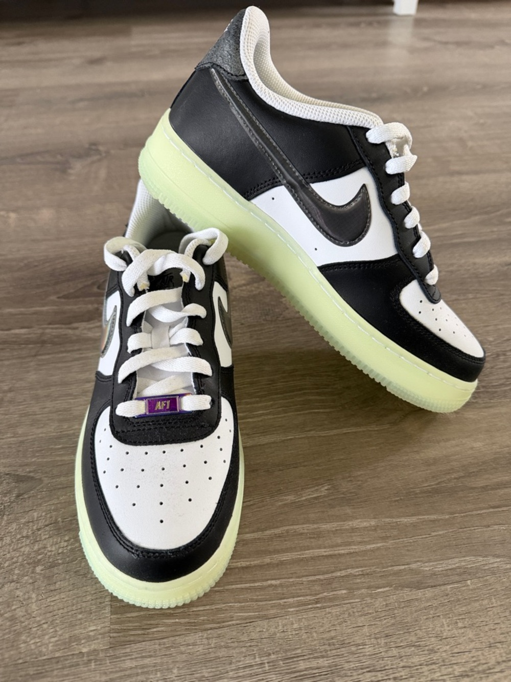 Nike Air Force 1 Low - Year of the Dragon - Glow in the dark sole - Size 6Y